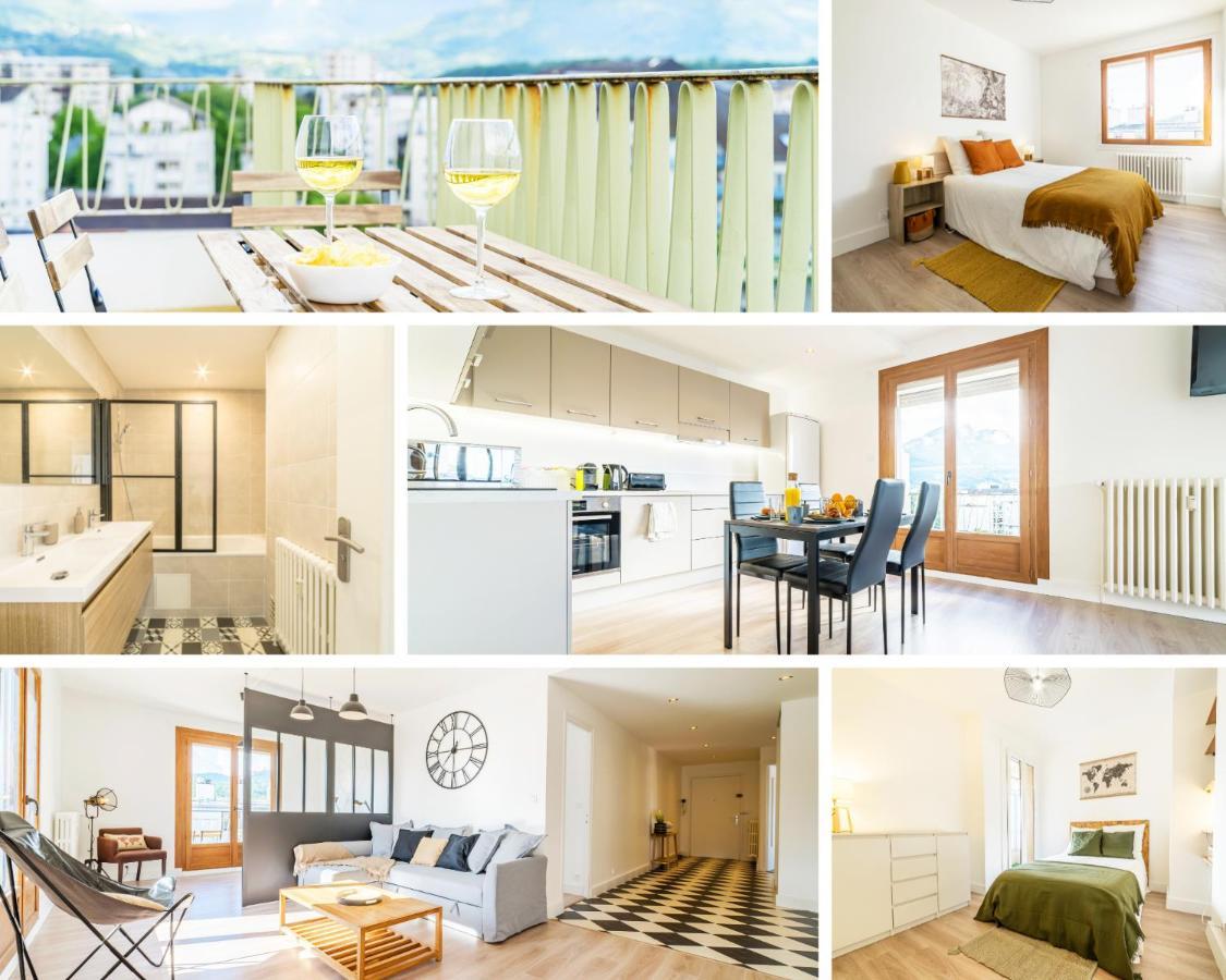 Apartamento Vue sensationnelle - Wifi fibre - Arrivée autonome Chambéry Exterior foto